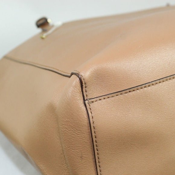 TORY BURCH York Saffiano Leather Tote Bag Brown main image 6